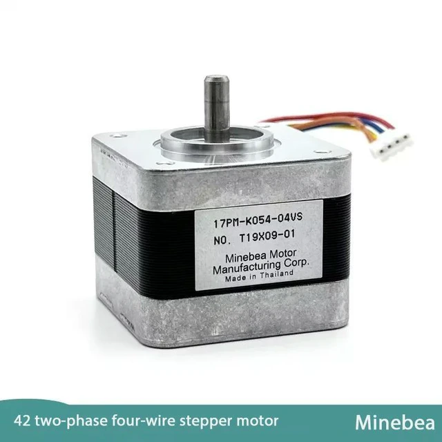 Alt view image 3 of 4 - Minebea 17PM-K054-04VS NEMA 17 42mm 2-Phase 4-Wire Hybrid Stepper Motor 1.8° Precision for 3D Printers, CNC Engravers