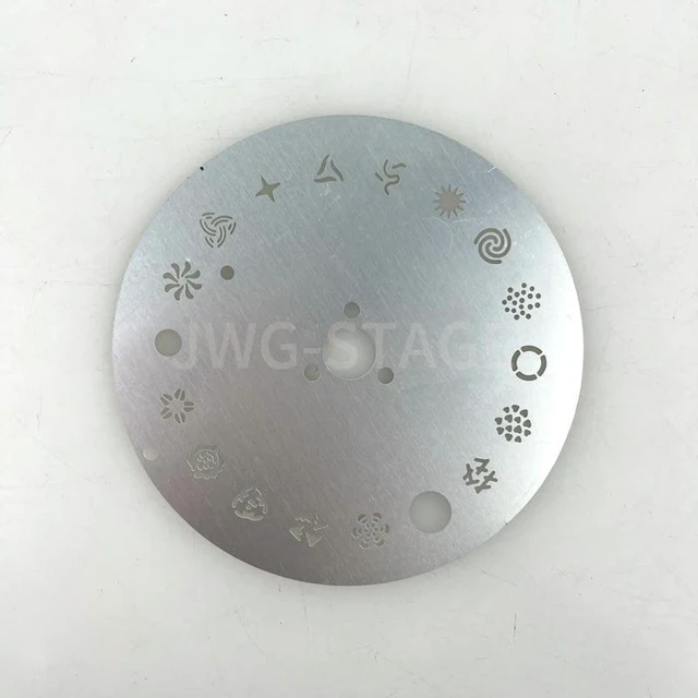 Alt view image 5 of 6 - Moving Light Pattern Gobo Color Wheel Moving Head Spot Light Aluminum l Pattern Disk Plate Beam 5R 7R