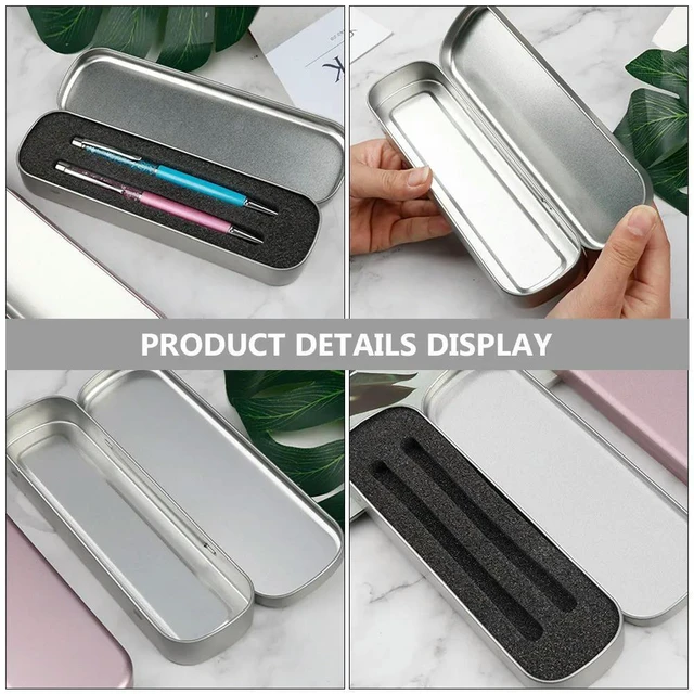Alt view image 5 of 6 - 3Pcs l Pencil Box High Grade Sponge Iron Material for Students and Kids l Pencil Box Crayon Case