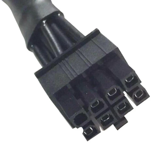 Alt view image 2 of 4 - 18AWG 8Pin to Dual 6+2 Pin PCIe Modular Power Cable Compatible with Corsair RMX RM Series SF Series 80 Plus Gold PSU