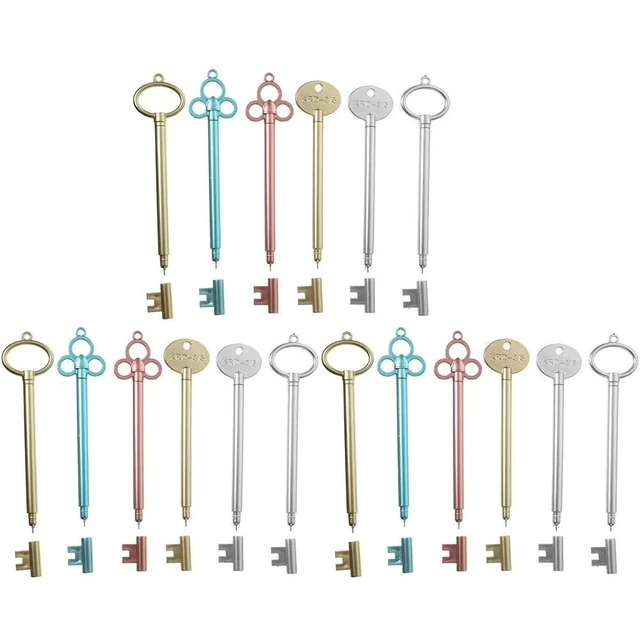 Alt view image 4 of 6 - 18Pcs Key Gel Pens Comfortable Hand Pen for Office Students Homework Exams Writing Accessories Gel Pen