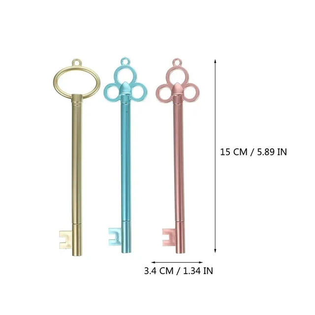 Alt view image 6 of 6 - 18Pcs Key Gel Pens Comfortable Hand Pen for Office Students Homework Exams Writing Accessories Gel Pen