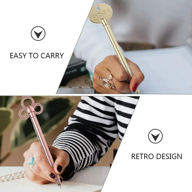 Alt view image 5 of 6 - 18Pcs Key Gel Pens Comfortable Hand Pen for Office Students Homework Exams Writing Accessories Gel Pen