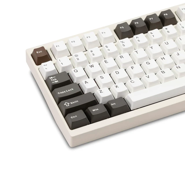 Alt view image 12 of 14 - WOBKEY Crush 80 Beta CNC Aluminum Quick-Disassembly Ball-Catch Mount Triple-Mode Connectivity Gaming Mechanical Keyboard with HMX Frost Jade Switch and BSUN Arctic Switch (Pro White)