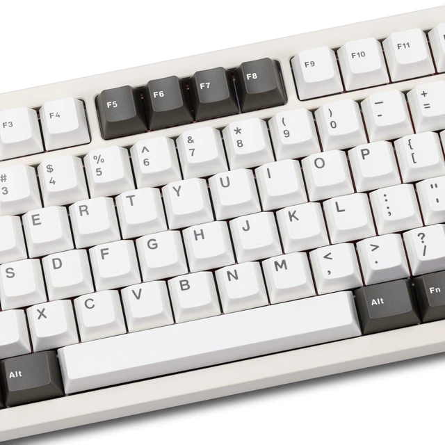 Alt view image 11 of 14 - WOBKEY Crush 80 Beta CNC Aluminum Quick-Disassembly Ball-Catch Mount Triple-Mode Connectivity Gaming Mechanical Keyboard with HMX Frost Jade Switch and BSUN Arctic Switch (Pro White)