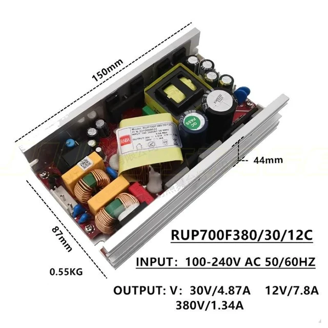 Alt view image 4 of 6 - Stage Lighting Moving Head Beam Light Power Board RUP700F380/30/12C Power Supply 30v380v12v