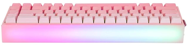 Alt view image 9 of 14 - Aula Hero 68 HE Wired Magnetic Gaming Keyboard, 0.01mm Adjustable Actuation, Rapid Hall Effect Switch, 8kHz Polling, 5-Layer Sound Dampening, RGB Box & Backlight (Pink)