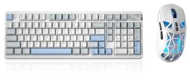 Alt view image 2 of 2 - LEOBOG A98 Wireless Mechanical Keyboard and Mouse Combo,RGB Backlit Rechargeable 8000mAh Battery, Cr