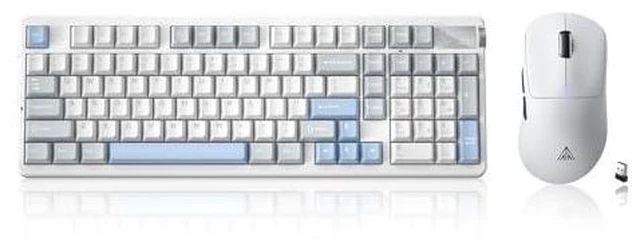 Alt view image 2 of 2 - LEOBOG A98 Wireless Mechanical Keyboard and Mouse Combo, RGB Backlit Rechargeable 8000mAh Battery, C