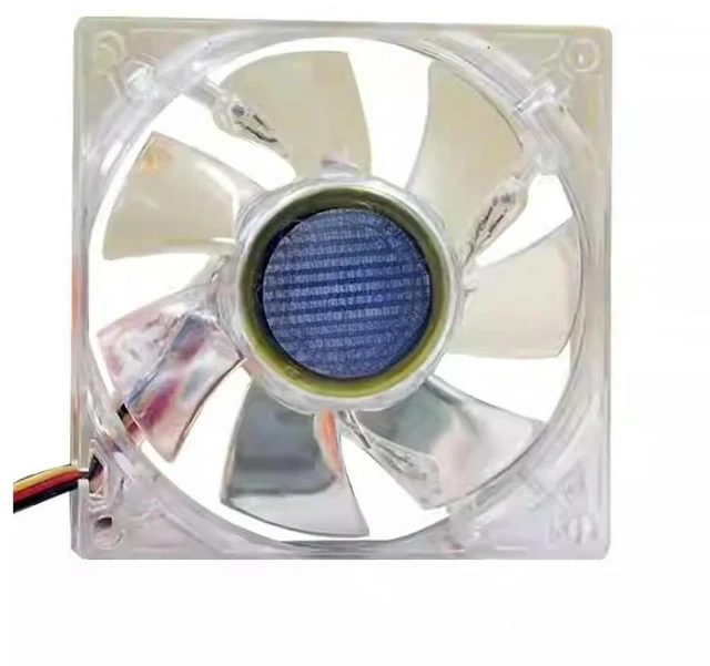 Alt view image 5 of 6 - 3pcs for A8025-18CB-5BN-L1 8025 80MM 8cm Computer case CPU LED Cooling fan 12V 0.21A fan with 3pin
