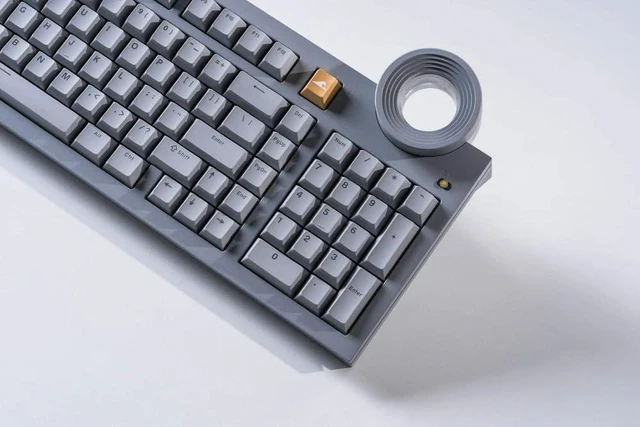 Alt view image 9 of 14 - ATM 98 Wireless Custom Silent Mechanical Keyboard, 98 Key Tri-Mode 2.4G Bluetooth Wireless Ergonomic RGB PC Computer Keyboard, Office Accessories, Hotswappable Switch - Misty Dusk
