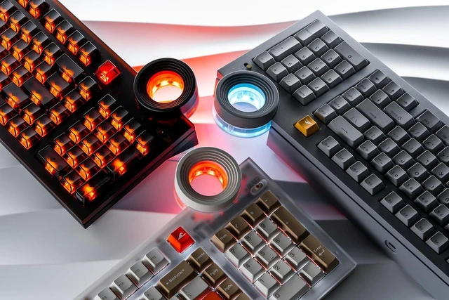Alt view image 11 of 14 - ATM 98 Wireless Custom Silent Mechanical Keyboard, 98 Key Tri-Mode 2.4G Bluetooth Wireless Ergonomic RGB PC Computer Keyboard, Office Accessories, Hotswappable Switch - Misty Dusk