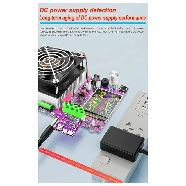 Alt view image 4 of 6 - Type-C PD3.1 Fast Charging 4-Wire Test Board Voltage Meter Deceiver 140W Charger Aging Tool for DL24 Load Tester