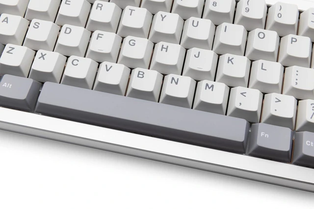 Alt view image 12 of 14 - WOBKEY Zen 65 65% Quick Release Wireless Mechanical Keyboard with RGB, CNC Aluminum Case, Hot-Swappable, VIA Support, BT/2.4G/USB-C Gaming Keyboard for Mac/Windows (Ultra Silver)