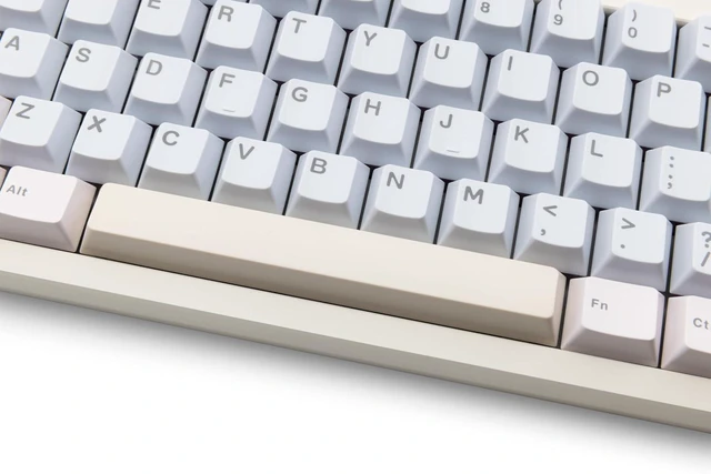 Alt view image 12 of 14 - WOBKEY Zen 65 65% Quick Release Wireless Mechanical Keyboard with RGB, CNC Aluminum Case, Hot-Swappable, VIA Support, BT/2.4G/USB-C Gaming Keyboard for Mac/Windows (Lite White)