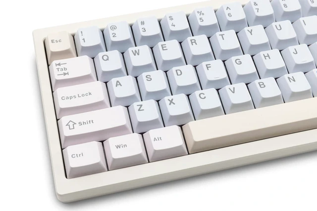 Alt view image 10 of 14 - WOBKEY Zen 65 65% Quick Release Wireless Mechanical Keyboard with RGB, CNC Aluminum Case, Hot-Swappable, VIA Support, BT/2.4G/USB-C Gaming Keyboard for Mac/Windows (Lite White)