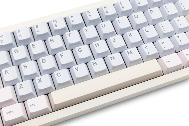Alt view image 11 of 14 - WOBKEY Zen 65 65% Quick Release Wireless Mechanical Keyboard with RGB, CNC Aluminum Case, Hot-Swappable, VIA Support, BT/2.4G/USB-C Gaming Keyboard for Mac/Windows (Lite White)