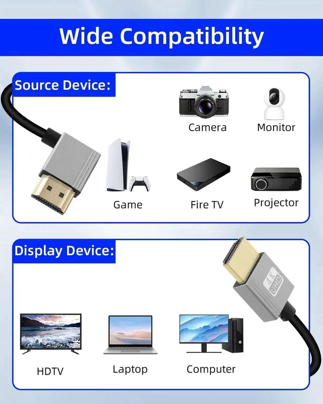 Alt view image 2 of 7 - 2.2FT 90 Degree Left Angle Coiled HDMI Cable, HDMI 2.0 Spring Spiral Short HDMI to HDMI Cord 18Gbps 4K@120Hz Compatible with Camera TV Capture Card Tablet