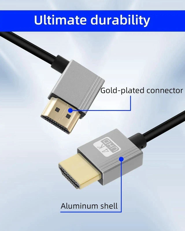 Alt view image 3 of 7 - 2.2FT 90 Degree Left Angle Coiled HDMI Cable, HDMI 2.0 Spring Spiral Short HDMI to HDMI Cord 18Gbps 4K@120Hz Compatible with Camera TV Capture Card Tablet