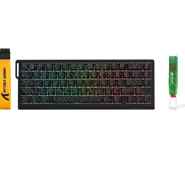 Alt view image 2 of 2 - X68PRO HE 8000Hz Wireless Gaming Magnetic Switch Keyboard with Hall Effect Rapid Trigger, Adjustable