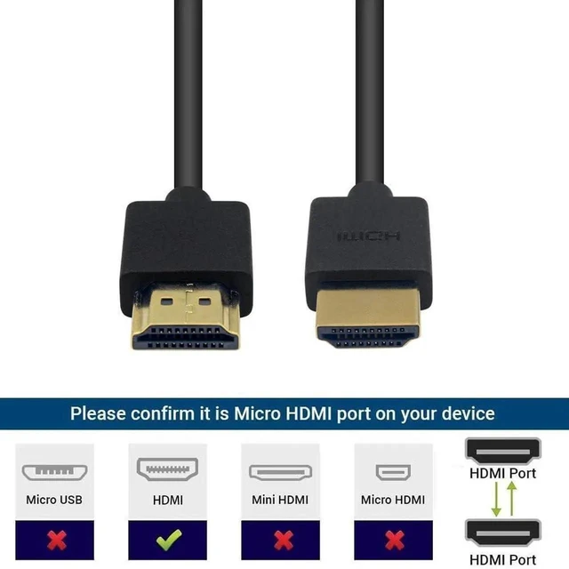 Alt view image 3 of 5 - 4K HDMI 2.0 Extender Coiled Cable 8.2FT/2.5M, Ultra Thin Male to Male High-Speed Cord for 4K UHD, 3D, TV Stick, Laptop, Monitor, Projector