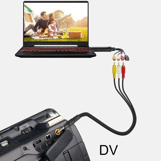 Alt view image 3 of 7 - USB 2.0 Audio Video Capture Card Adapter, AV Composite & SVideo Video Collection Card, Compatible with XP/Vista/7/8/10/Linux Operating Systems