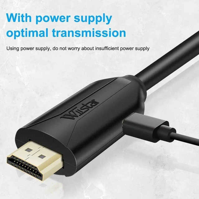 Alt view image 5 of 7 - HDMI Over Ethernet Cat5e Cat6 RJ45 Cable, Male to Female HDMI to RJ45 Network Converter, 2 Ports Transmitter Receiver, Up to 196FT/60M, Power Over Ethernet Support, Full 1080P for Displays