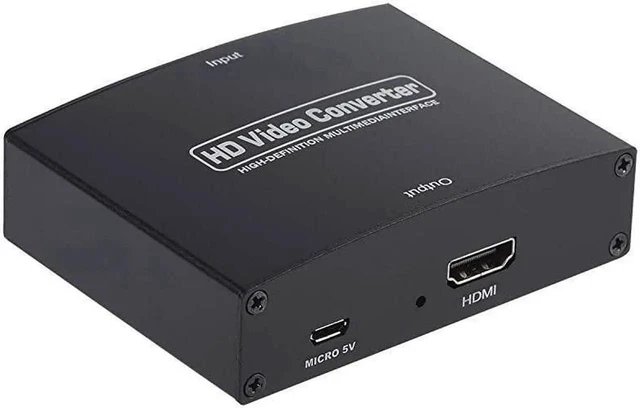 Alt view image 3 of 6 - Component to HDMI Converter, RGB to HDMI 4K Video Audio Adapter, HDMI V1.4 for DVD, PSP, Xbox 360, PS2, Nintendo to HDTV, Monitor, Projector