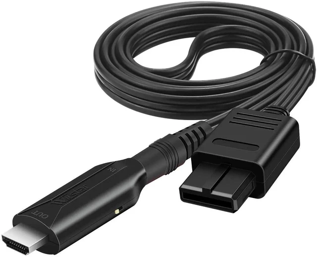 Main image of N64 to HDMI Converter Adapter, 1080P/720P HD Audio Video Output HDMI Link Cable, Plug and Play Compatible with N64 Game Console