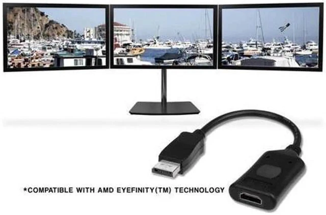 Alt view image 3 of 6 - DisplayPort to HDMI Active Adapter, Uni-Directional DP to HDMI Converter Support Ultra HD Resolution for PC Laptop Graphics Card Monitor HDTV Projector