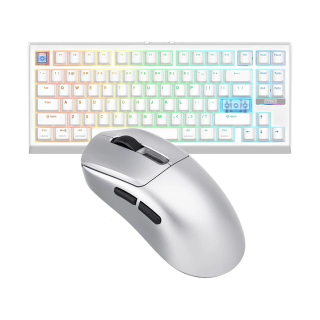 Alt view image 8 of 14 - G84 HE Wireless Hall Effect Keyboard+NEX Pro Wireless Gaming Mouse with RGB Charging Dock