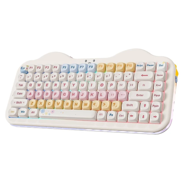 Alt view image 2 of 2 - C75 Wireless Mechanical Keyboard,75% Layout, Hot-Swappable NKRO,BT5.0/2.4G/USB-C Mode,Dye-Sub PBT MO