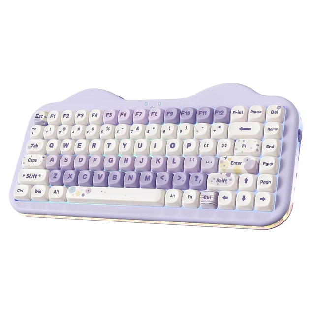 Alt view image 2 of 2 - C75 Wireless Mechanical Keyboard,75% Layout, Hot-Swappable NKRO,BT5.0/2.4G/USB-C Mode,Dye-Sub PBT MO