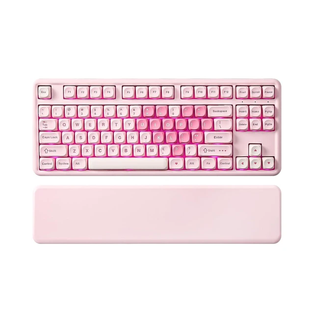 Alt view image 2 of 2 - B87 Wireless Mechanical Keyboard,QMK/VIA Programmable,TKL Layout 87 Keys,BT/2.4G/USB-C,Hot Swap Gask