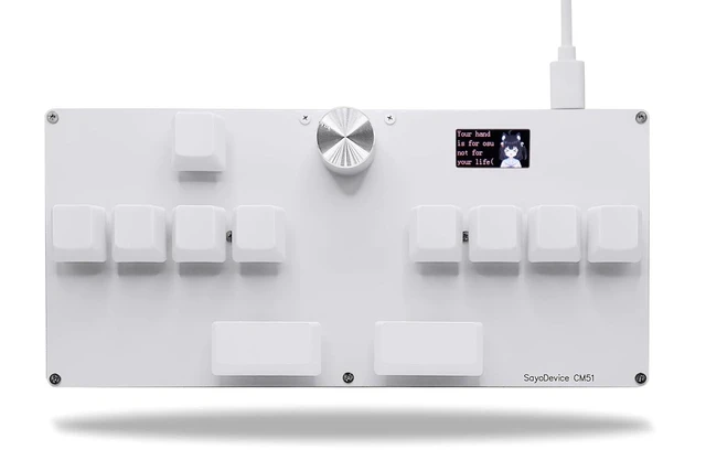 Alt view image 2 of 2 - SayoDevice CM51 Rapid Trigger Keyboard for OSU!djmax... Rhythm Game with OUTEMU Hall Magnetic Linea