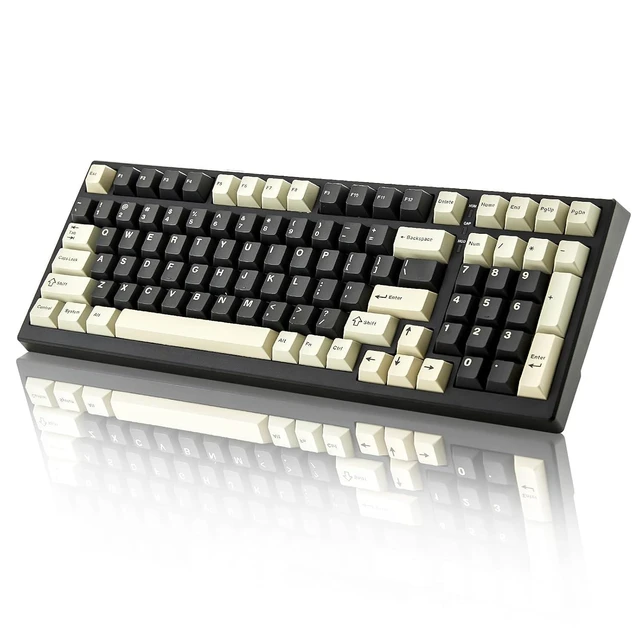 Alt view image 2 of 2 - YZ98 Gasket Mechanical Keyboard,99 Key Hot Swappable BT5.0/2.4G/USB-C Wireless NKRO 98% 1800 Layout