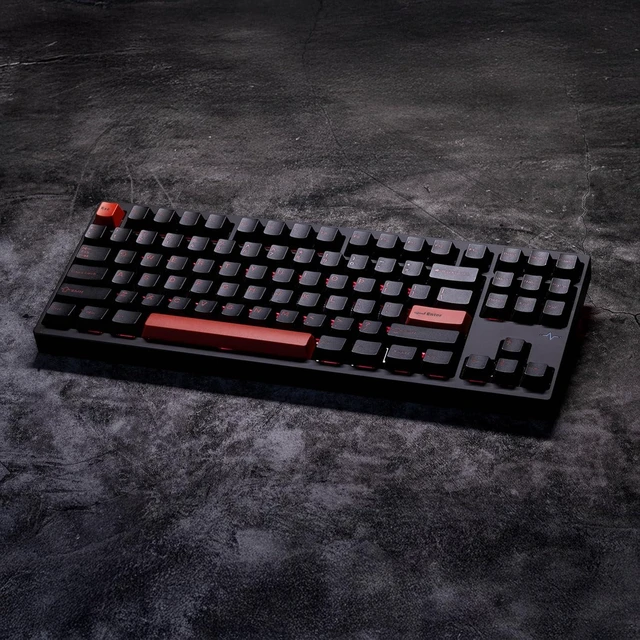 Alt view image 4 of 4 - WOBKEY Crush 80 Reboot CNC Aluminum 5-Second Quick-Release Triple-Mode Connectivity Mechanical Keyboard with Superior Acoustics (Pro Black)