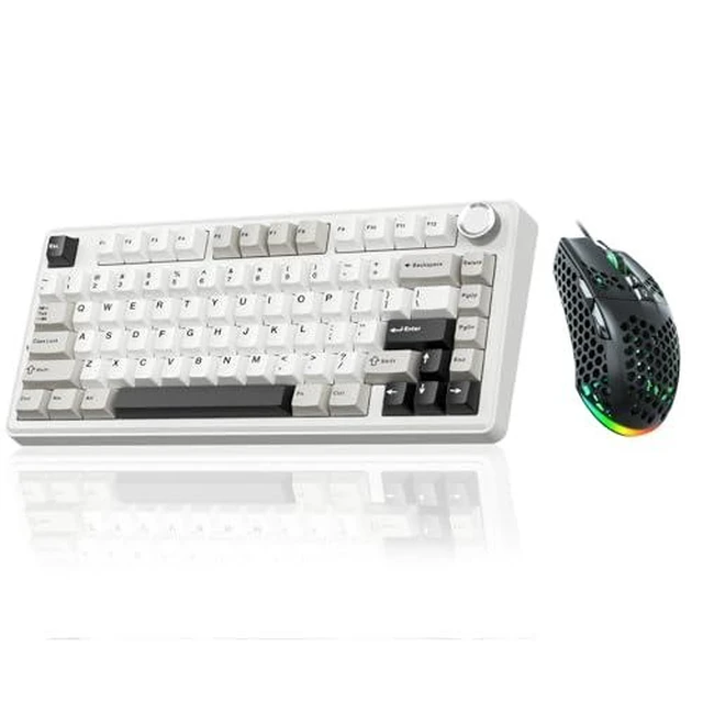 Alt view image 2 of 2 - A75 and SM900,Wireless Keyboard and Mouse Combo for Gaming,Black