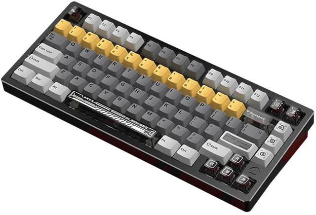 Alt view image 2 of 2 - WOBKEY Rainy 75 RT Rapid Trigger CNC Aluminum Wired Gaming Keyboard, Hall Effect Mechanical Keyboard, Adjustable Actuation, 8K Polling Rate, 0.125ms Latency. (Pro Black)