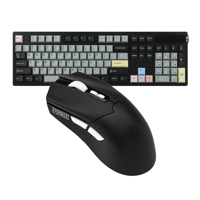 Alt view image 8 of 14 - TH108 PRO Full Size Mechanical Keyboard with Screen & Knob+Click Lite Wireless Gaming Mouse