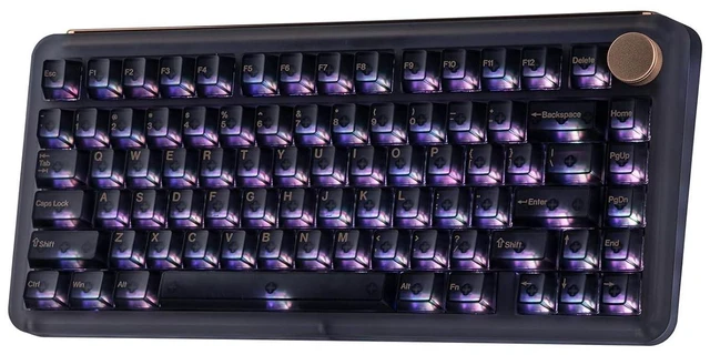 Alt view image 2 of 2 - Phantom81 V4 Acrylic Semi-Translucent Mechanical Keyboard, Creamy Gasket, 75% Wireless Gaming Keyboa
