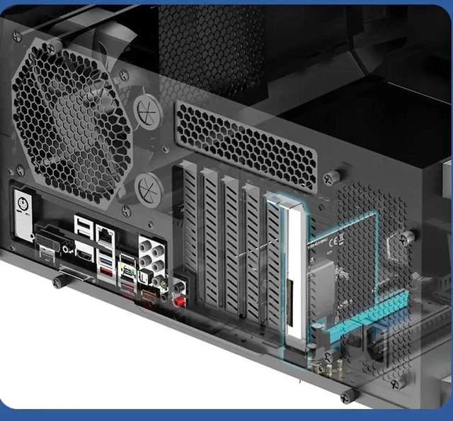 Alt view image 3 of 3 - PCIe 4x CFexpress Type B Card Reader, PCIe Gen3/4 CFexpress Memory Card Adapter Compatible with Sony ProGrade Lexar Type B Cards