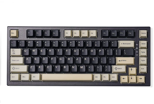 Alt view image 2 of 2 - YZ75 75% Hot Swappable Wireless Gaming Mechanical Keyboard, RGB Backlights, BT5.0/2.4G/USB-C, Dye Su