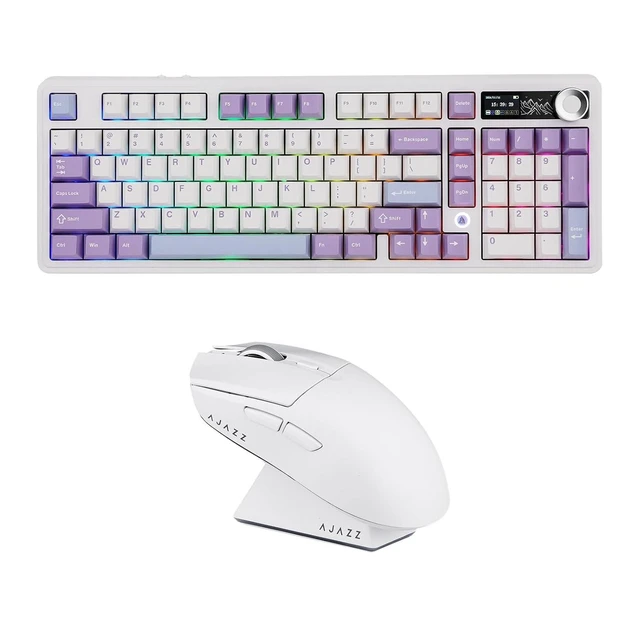 Alt view image 2 of 2 - AJAZZ AK980 96% Gaming Keyboard with AJAZZ AJ139 V2 MC Gaming Mouse