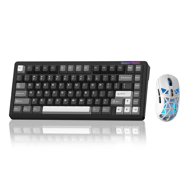 Alt view image 2 of 2 - LINGBAO K75 Wireless Mechanical 75% Gaming Keyboard+SOLAKAKA SM802 Wireless Gaming Mouse