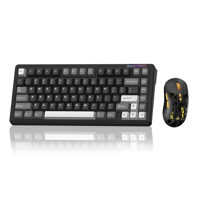 Alt view image 2 of 2 - LINGBAO K75 Wireless Mechanical 75% Gaming Keyboard+SOLAKAKA SM802 Wireless Gaming Mouse