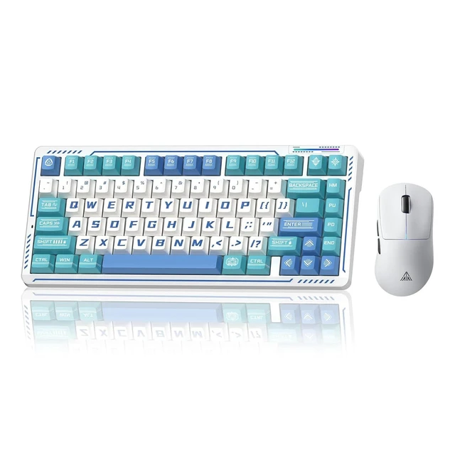 Alt view image 2 of 2 - LINGBAO K75 Wireless Mechanical 75% Anime Gaming Keyboard+SM850 - Wireless Gaming Mouse