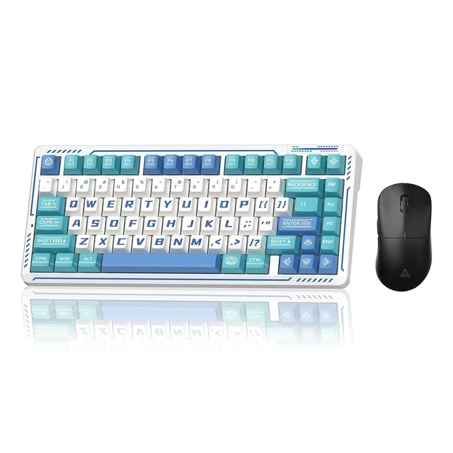 Alt view image 2 of 2 - LINGBAO K75 Wireless Mechanical 75% Anime Gaming Keyboard+SM850 - Wireless Gaming Mouse