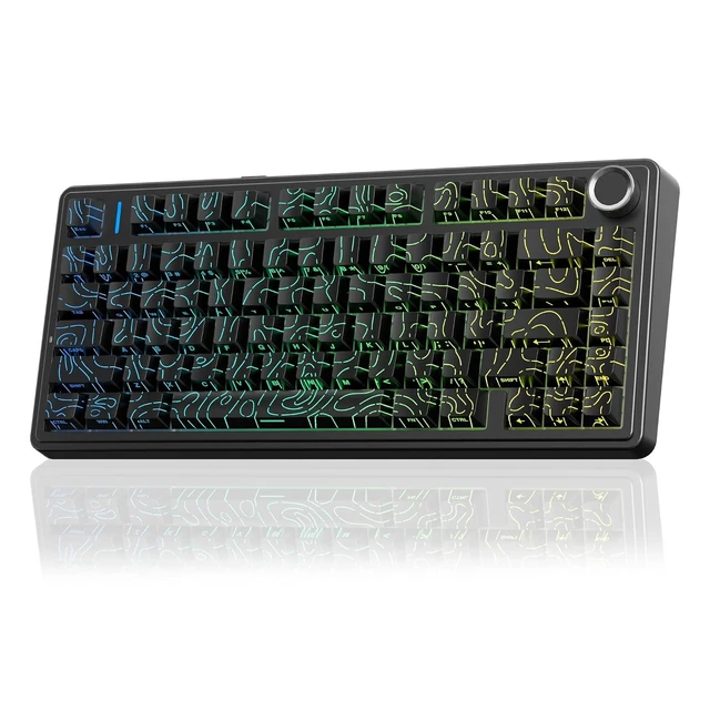 Alt view image 2 of 2 - AULA F75 HE Wireless Gaming Keyboard, Hall Effect Magnetic Switch Keyboard with Rapid Trigger, BT5.0