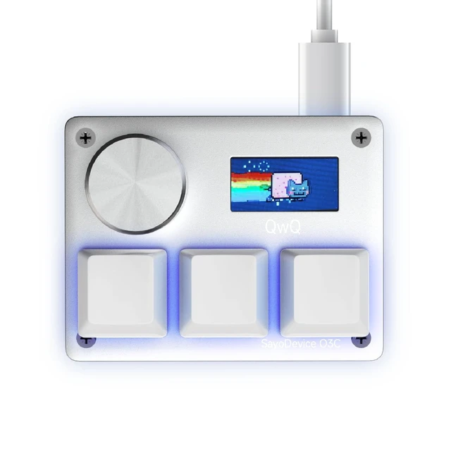 Alt view image 2 of 2 - O3C Rapid Trigger Hall Effect Keyboard Suitable for OSU and Geometry Dash Rhythm Game Macro Keypad w